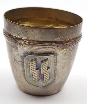 WW2 German Nazi Waffen SS membership shooter cup silverware stamped