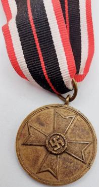 WW2 German Nazi WWII GERMAN WAR MERIT MEDAL award Wehrmacht - Waffen SS