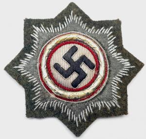 WW2 Heer Wehrmacht Army German Cross Cloth version badge patch award