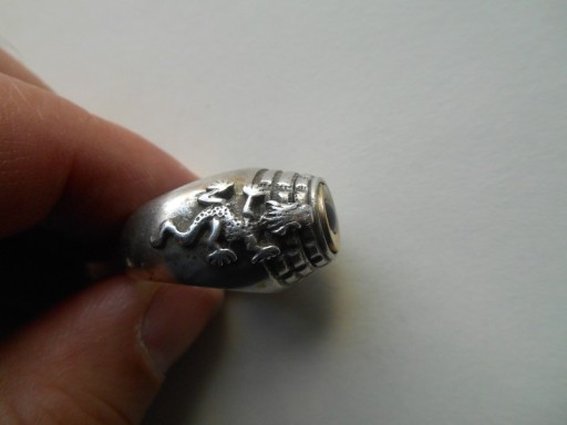 Ww2 German Nazi Extremely Rare General's Himmler Suicide Poison Silver Ring