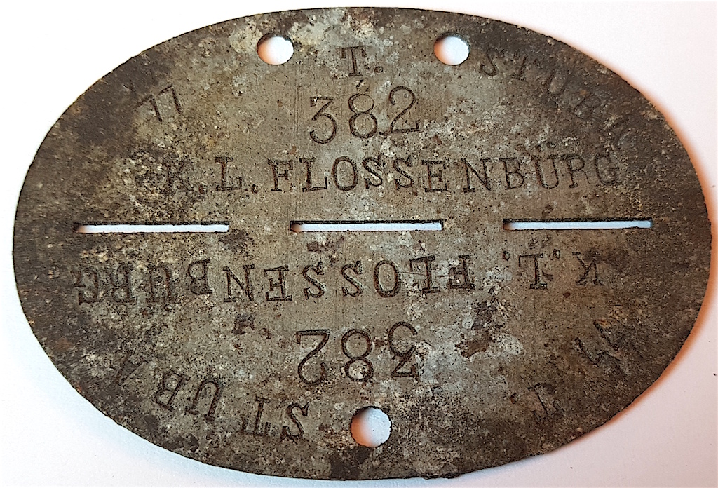 WW2 GERMAN NAZI RARE CONCENTRATION CAMP FLOSSENBURG WAFFEN SS TOTENKOPF 