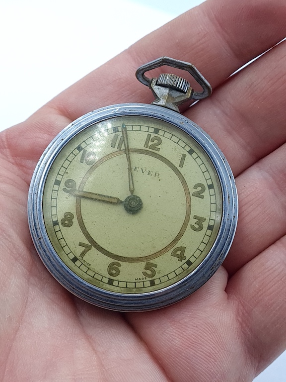 WW2 German Nazi Commemorative Luftwaffe unique named engraved pocket watch